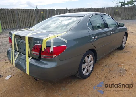 2006 Lexus Es 330 from USA, damaged, VIN JTHBA30G365175874